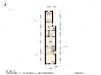 东瓜圃桥4室2厅2卫53.5㎡户型图