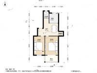 南秀村7号2室1厅1卫62.3㎡户型图