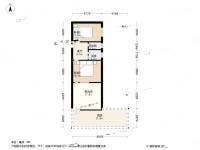 匡庐新村2室1厅1卫54㎡户型图
