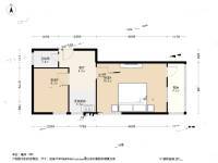 匡庐新村2室1厅1卫49.6㎡户型图