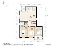 天启花园3室1厅2卫128.8㎡户型图