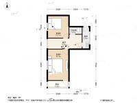 虎踞北路79号2室1厅1卫49.4㎡户型图