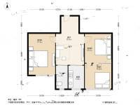 五塘村3室1厅1卫73㎡户型图