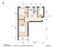 象房村3室1厅1卫66.3㎡户型图
