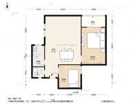 白衣庵2室1厅1卫90.3㎡户型图