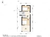 集虹苑2室1厅1卫39.8㎡户型图
