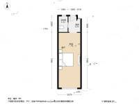 新城市广场摩尔特区1室0厅1卫54.3㎡户型图