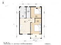 南台巷东2室1厅1卫71.4㎡户型图