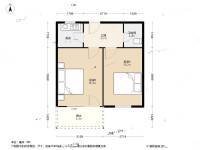 梅花村2室0厅1卫49㎡户型图