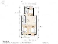 兴贤佳园3室1厅1卫86.6㎡户型图
