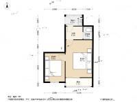 锁金村7号2室0厅1卫40.3㎡户型图