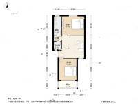 月苑一村2室1厅1卫64.6㎡户型图