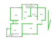 兰园住宅4室1厅1卫97㎡户型图