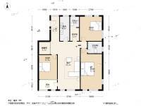 沁园村3室1厅3卫128.5㎡户型图