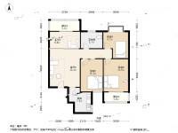 双和园3室2厅1卫115㎡户型图