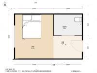 盛世公馆1室0厅1卫32.3㎡户型图