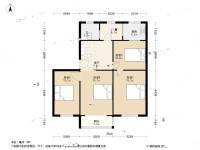 五老村4室1厅1卫82.5㎡户型图