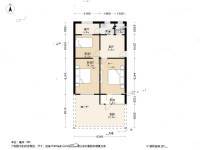 五老村3室2厅1卫69.3㎡户型图