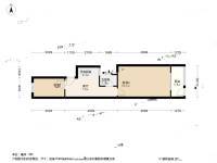 东白菜园2室1厅1卫49.1㎡户型图