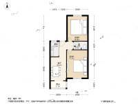 内桥湾2室1厅1卫68㎡户型图