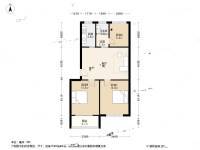 尧建新村3室1厅1卫81.2㎡户型图