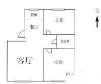 名城国际1室1厅1卫108㎡户型图