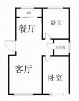 光伸绿洲半岛2室2厅1卫102㎡户型图