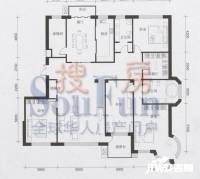 山海一家二期5室3厅2卫296.9㎡户型图