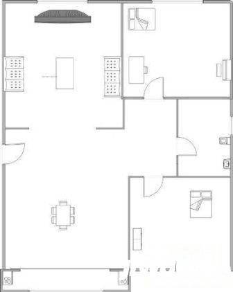 华南广场3室1厅1卫78㎡户型图