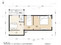 金光小区2室1厅1卫40.7㎡户型图