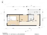 金光小区2室1厅1卫44.8㎡户型图