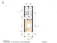 西安路1室0厅1卫36.4㎡户型图