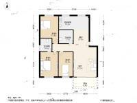 明珠花园3室2厅2卫144.7㎡户型图