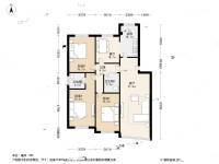 绿都园小区3室2厅2卫155.1㎡户型图