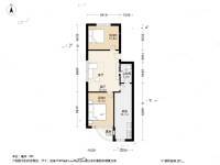 绿都园小区2室1厅1卫75.5㎡户型图