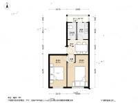 兰兴巷2室1厅1卫58.5㎡户型图