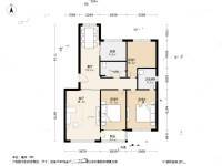 名贵山庄华彩园3室2厅2卫127.5㎡户型图