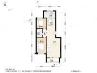 光伸绿洲半岛2室1厅1卫96㎡户型图