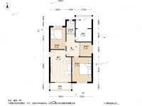 新辰里3室1厅1卫118㎡户型图
