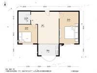 金山苑2室1厅1卫72.6㎡户型图