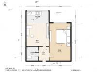 联胜花园1室1厅1卫45㎡户型图