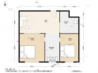 联胜花园2室1厅1卫69.4㎡户型图