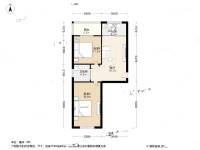 联胜花园2室1厅1卫84.9㎡户型图