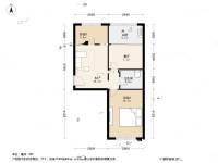 东山小区(金州)2室2厅1卫62.5㎡户型图