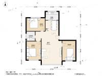 金州金色阳光家园3室1厅1卫122㎡户型图