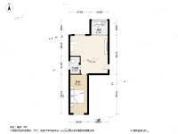 连胜花园1室1厅1卫57㎡户型图