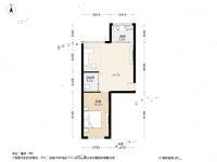 连胜花园1室1厅1卫59.4㎡户型图