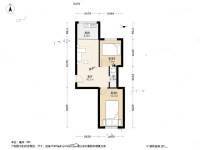 连胜花园2室1厅1卫57㎡户型图