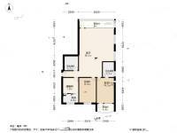 绿港湾公寓2室1厅2卫158.6㎡户型图