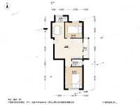 兴达福山居2室1厅1卫87㎡户型图
